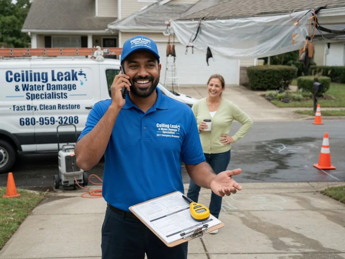 Ceiling Leak Cleanup Prairie View, KS FAQs